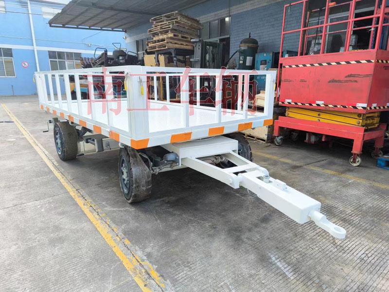 3吨九州网页版登录入口-九州（中国）牵引工具拖车 带护栏减震刹车功能