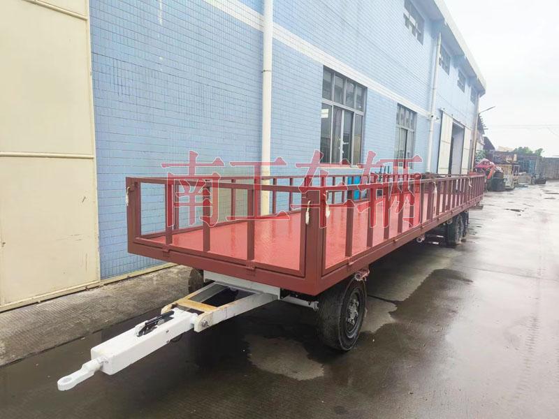 7吨九州网页版登录入口-九州（中国）牵引工具拖车 带护栏减震刹车功能拖车